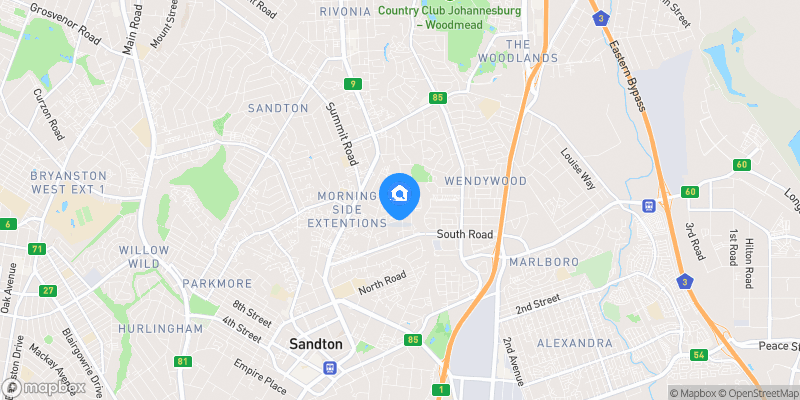 Map showing property location