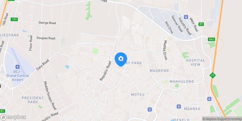 Map showing property location