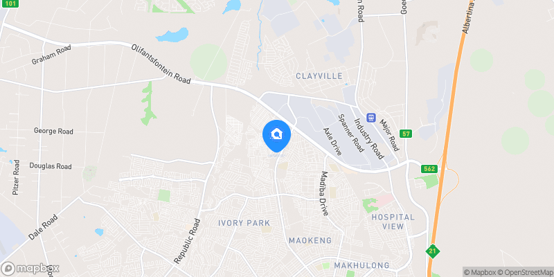 Map showing property location